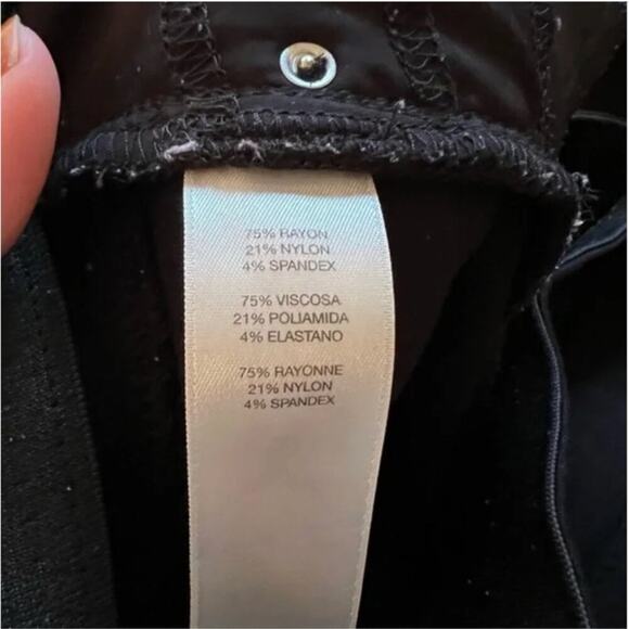 So Slimming By Chico’s Peyton Pants in Black (1 Short) - Picture 6 of 8